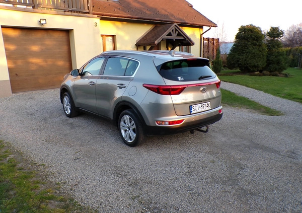 Kia Sportage cena 68900 przebieg: 72500, rok produkcji 2017 z Cieszyn małe 137